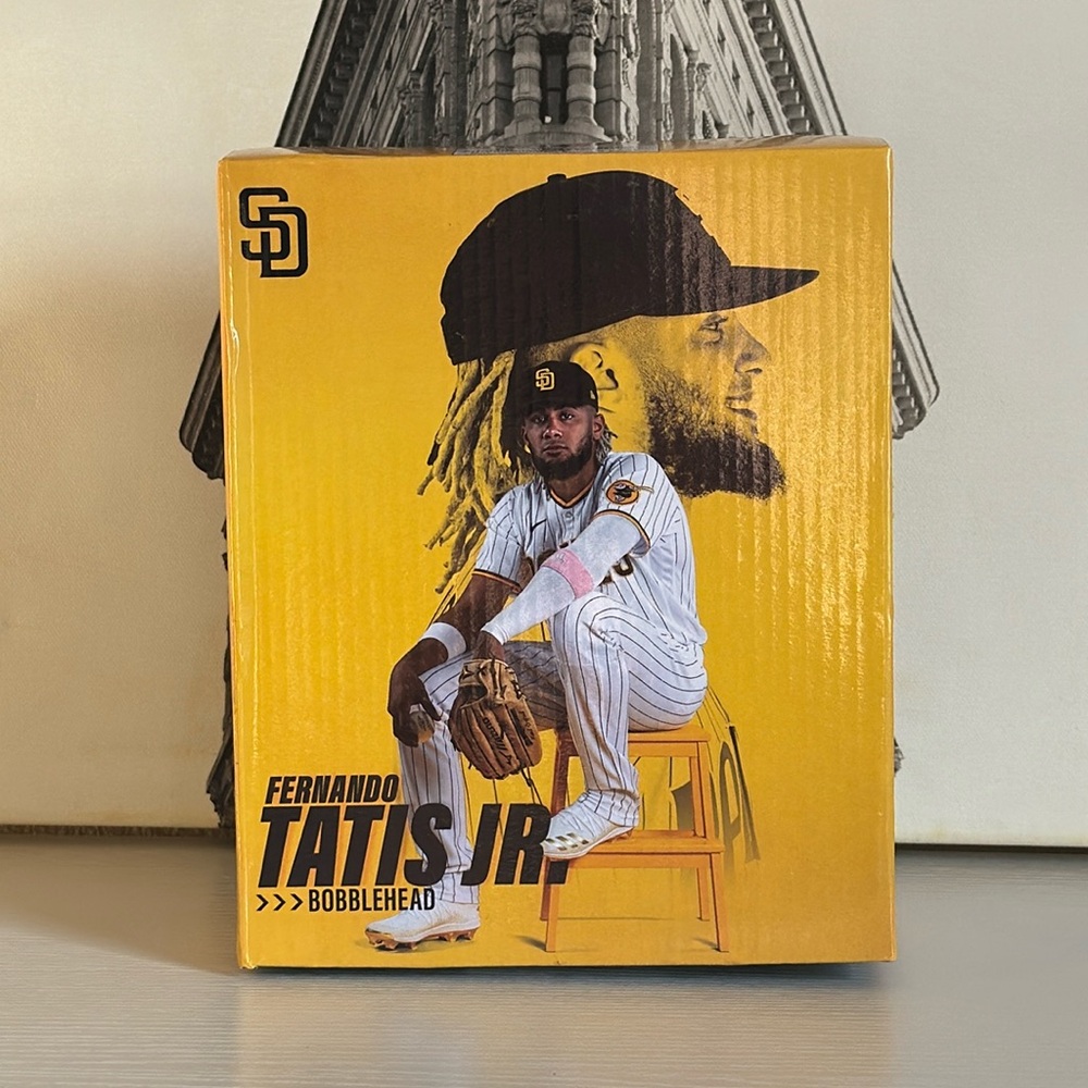 ❌SOLD❌NIB Fernando Tatis Jr Bobblehead Stadium Giveaway 7/31/2021
